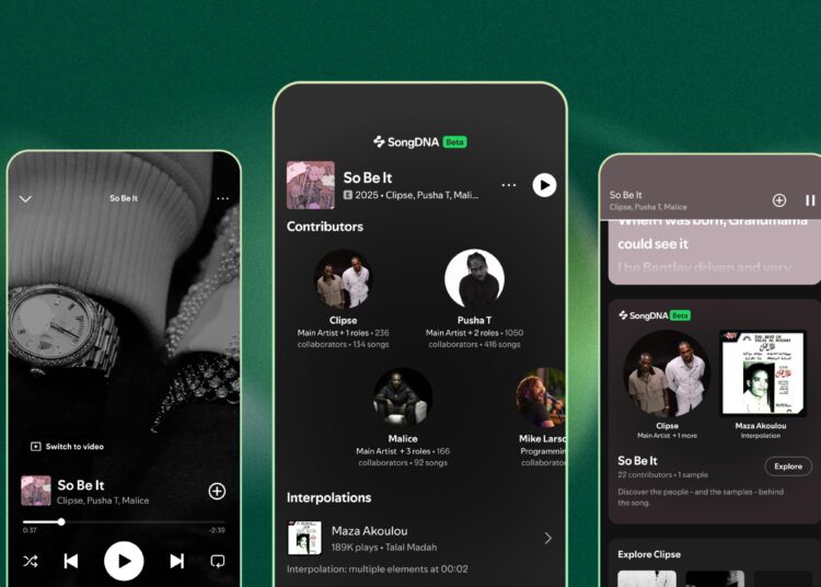 Sportify launches SongDNA, a Beta Feature Revealing Creative Connections Behind Your Favorite Tracks